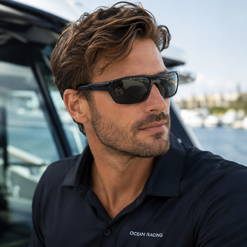 Gloss Black / Gray Polarized Lens 3
