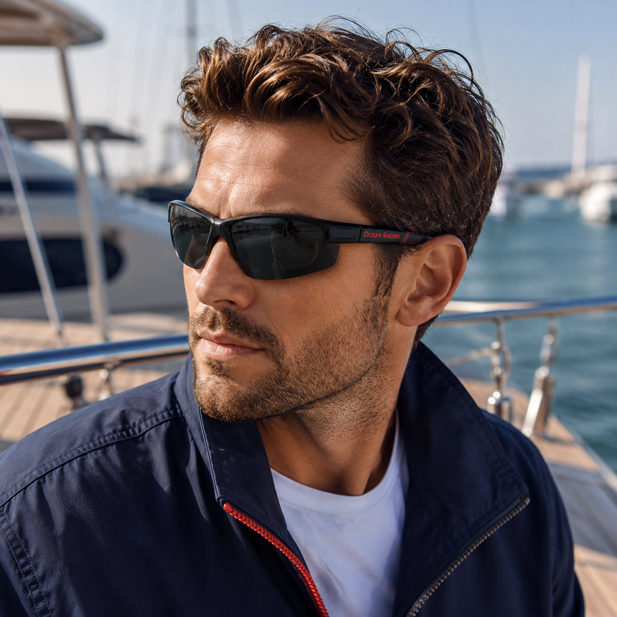 Gloss Black / Gray Polarized Lens 2