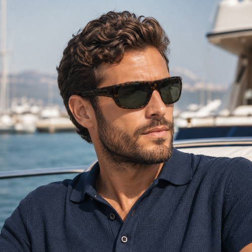 Gloss Tortoise / Green Polarized Lens 2