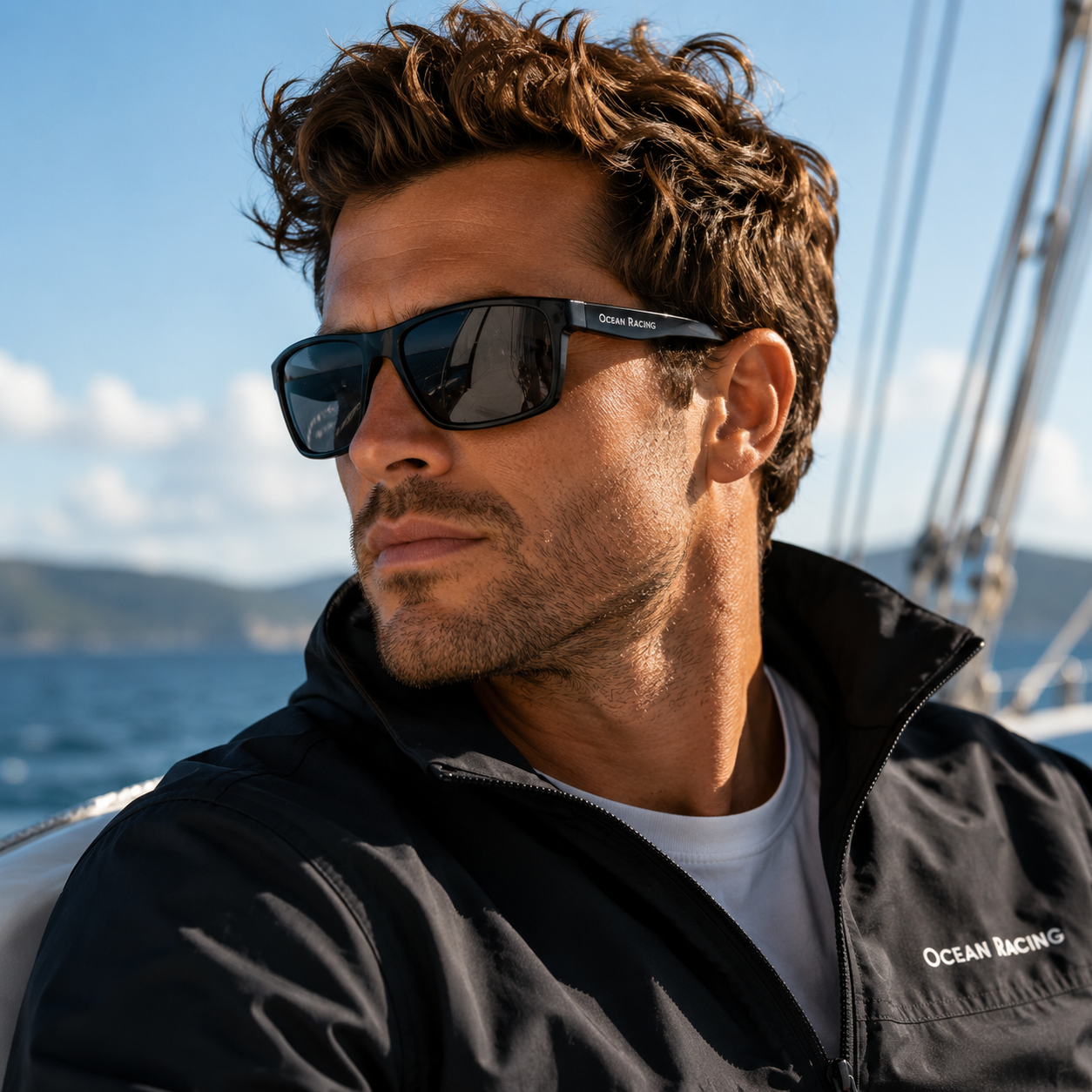 Gloss Black / Gray Polarized Lens 2