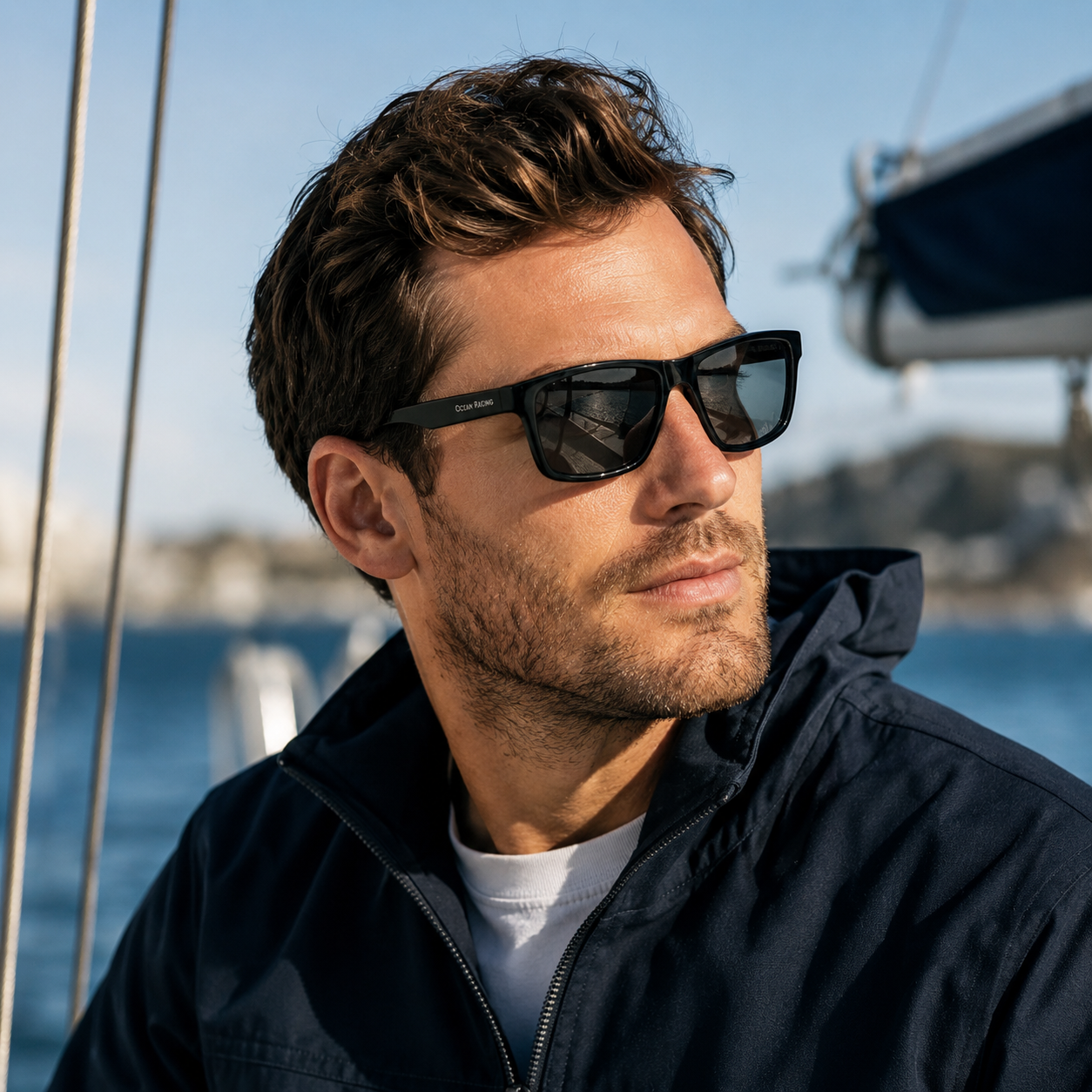 Gloss Black / Gray Polarized Lens 3