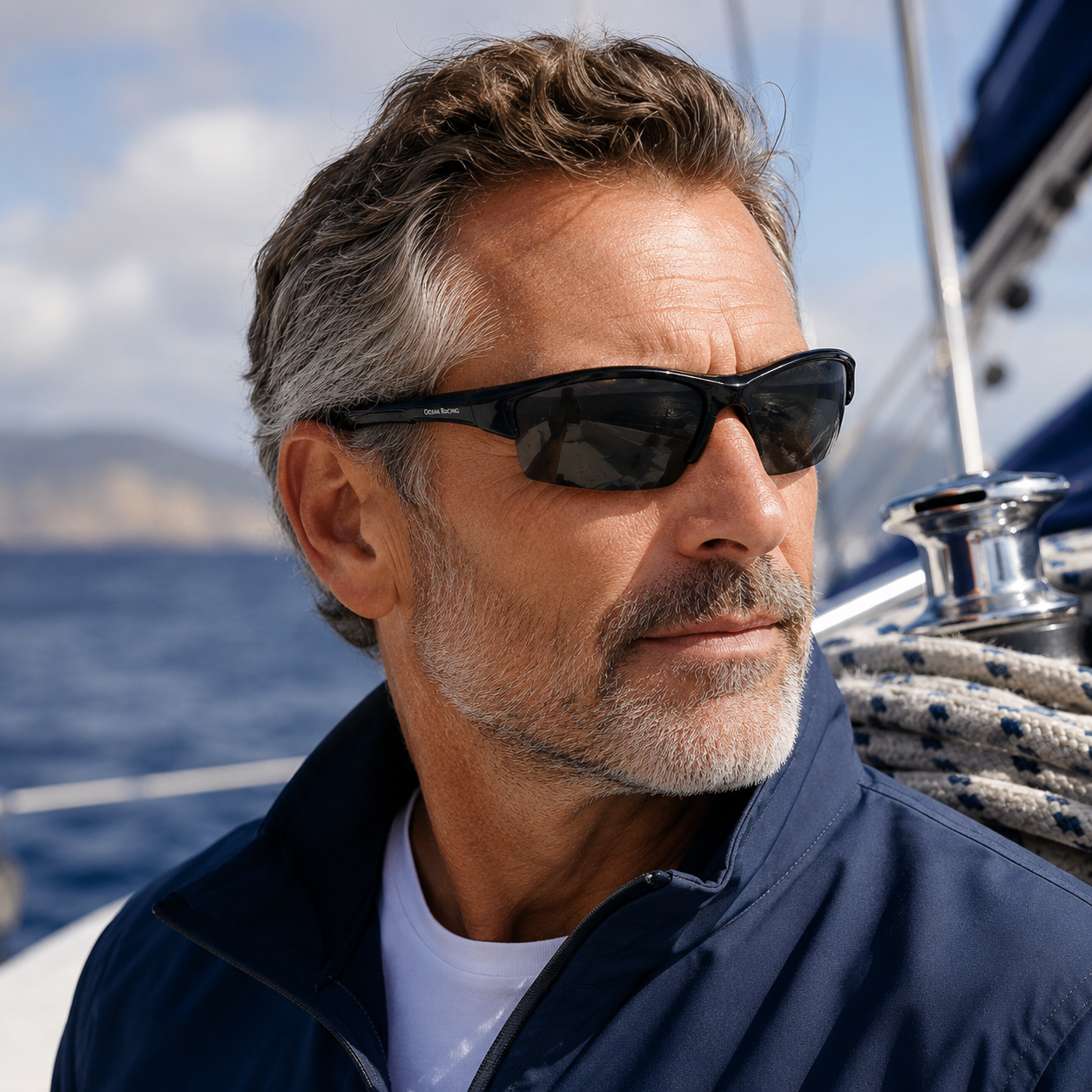 Gloss Black / Gray Polarized Lens 2