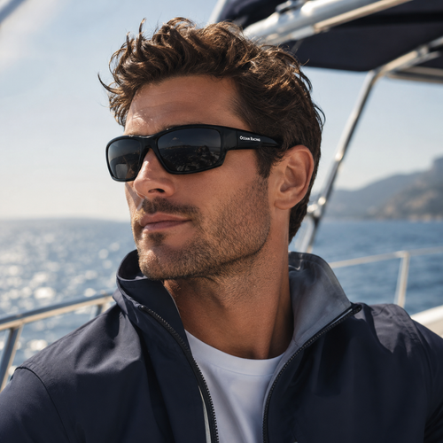 Gloss Black / Gray Polarized Lens 3