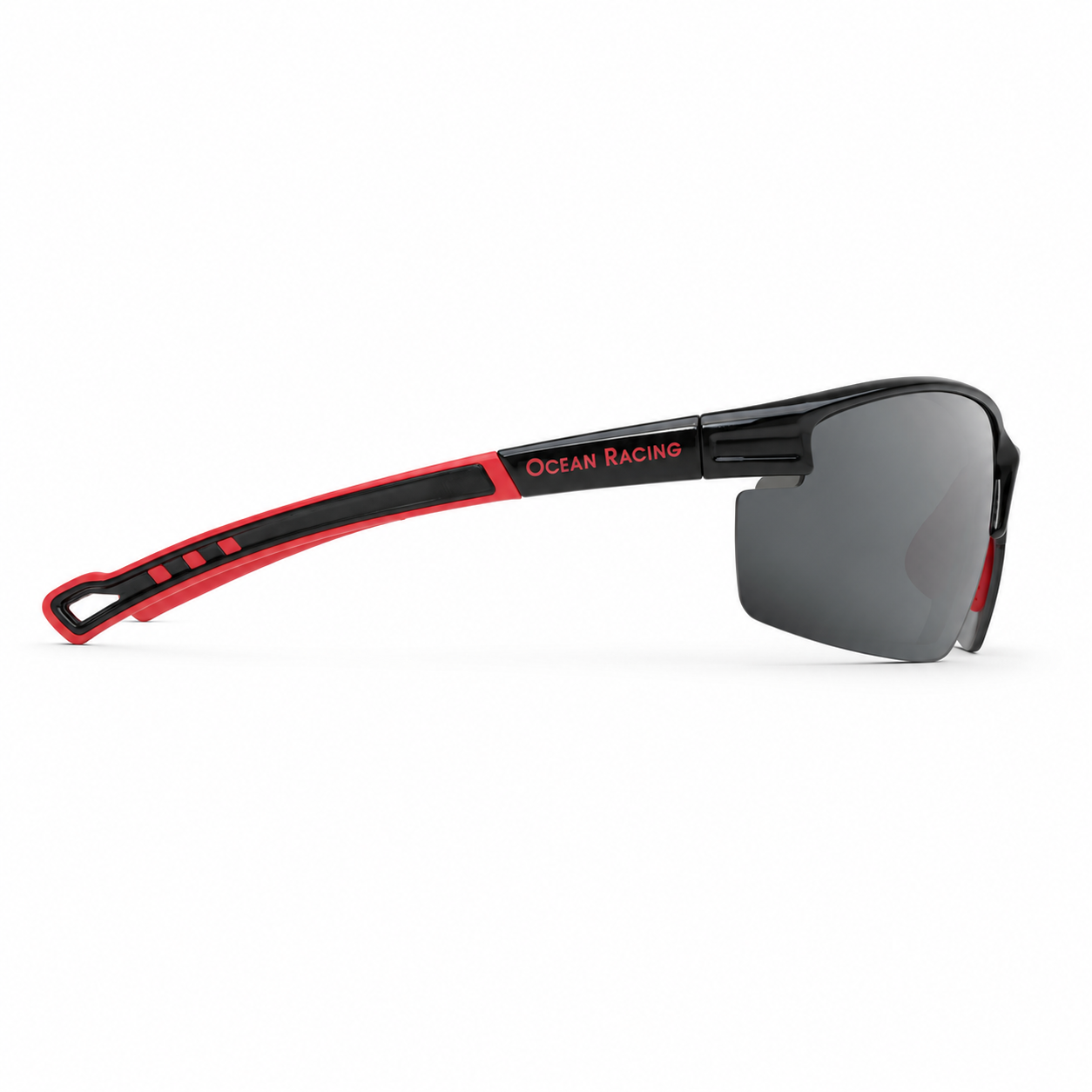 Gloss Black & Red / Gray Polarized Lens 4