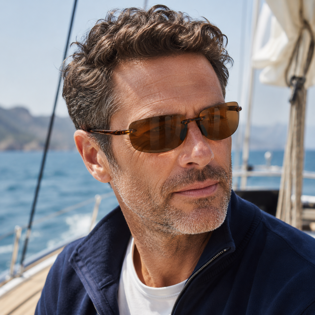 Gloss Tortoise / Brown Polarized Lens 2