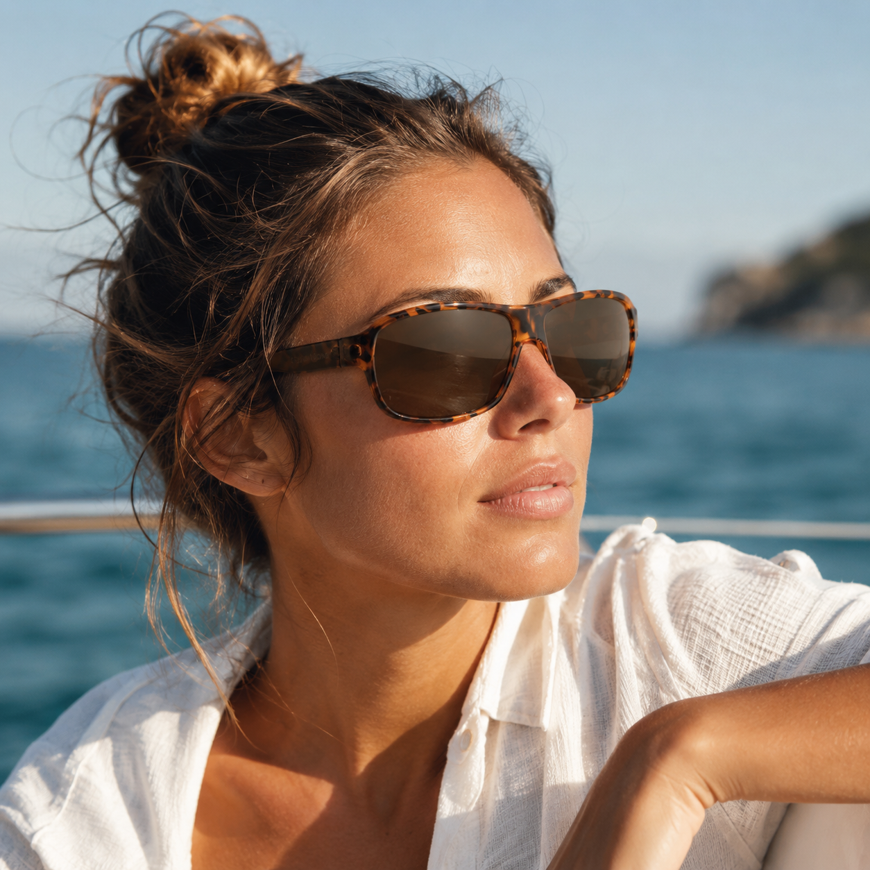 Gloss Tortoise / Brown Polarized Lens 3