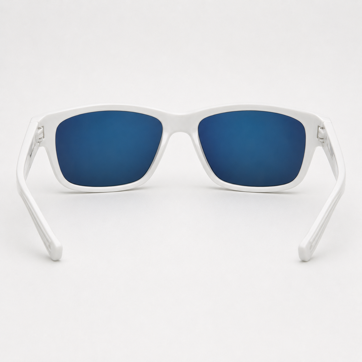 Gloss White / Blue Polarized Lens 5