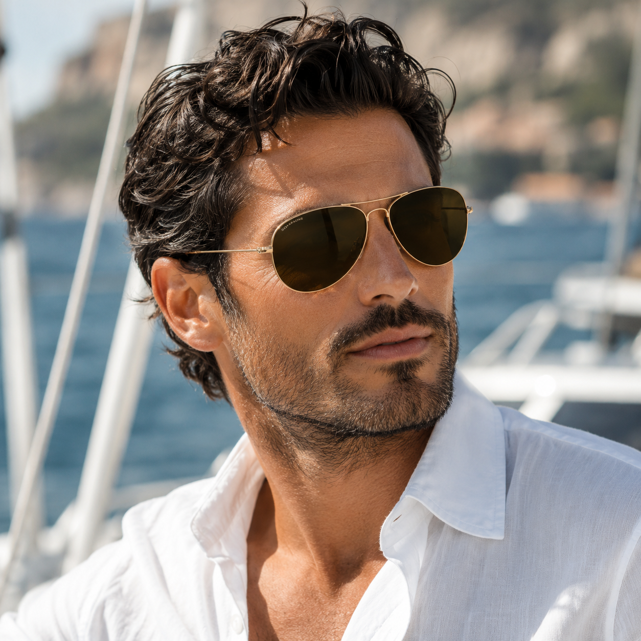 Gold Metal / Brown Polarized Lens 3