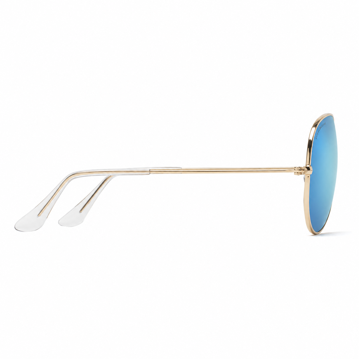 Gold Metal / Blue Mirror Polarized Lens 5