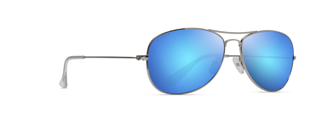 Jetstream 59mm Blue Mirror Silver Frame