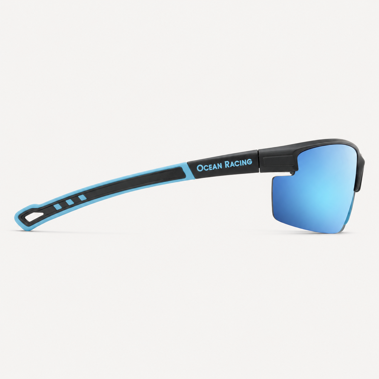 Matte Black / Blue Mirror Polarized Lens 5