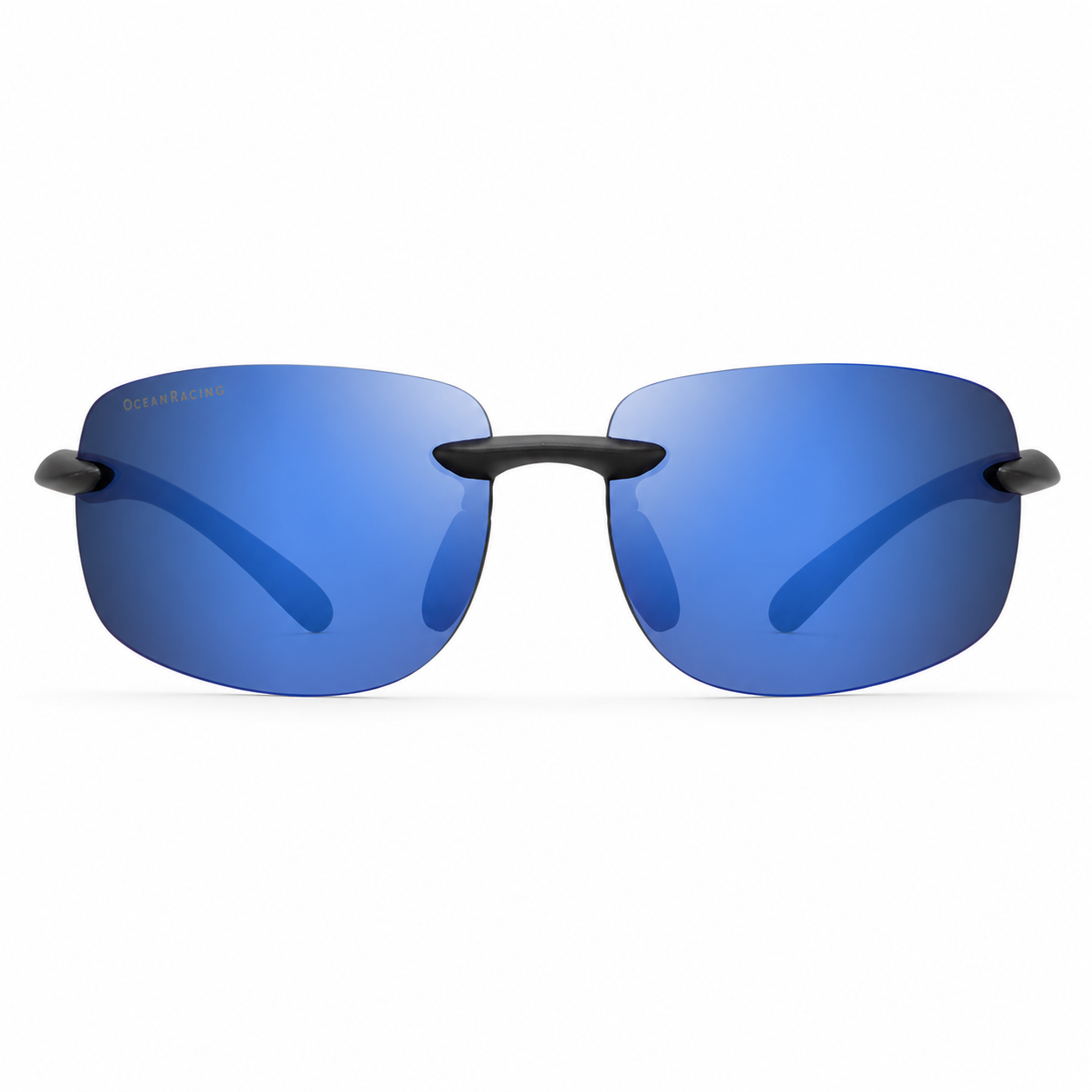 Matte Black / Blue Mirror Polarized Lens 1