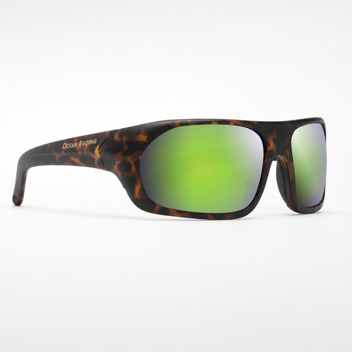 Matte Tortoise / Green Mirror Polarized Lens 4