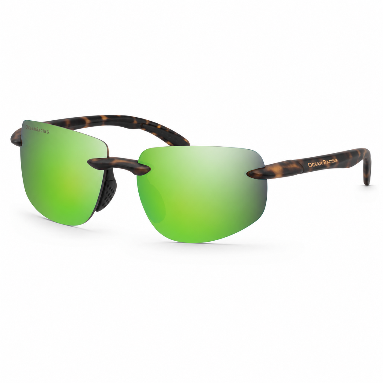 Matte Tortoise / Green Mirror Polarized Lens 4