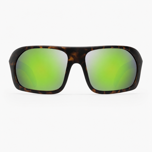 Matte Tortoise / Green Mirror Polarized Lens 1