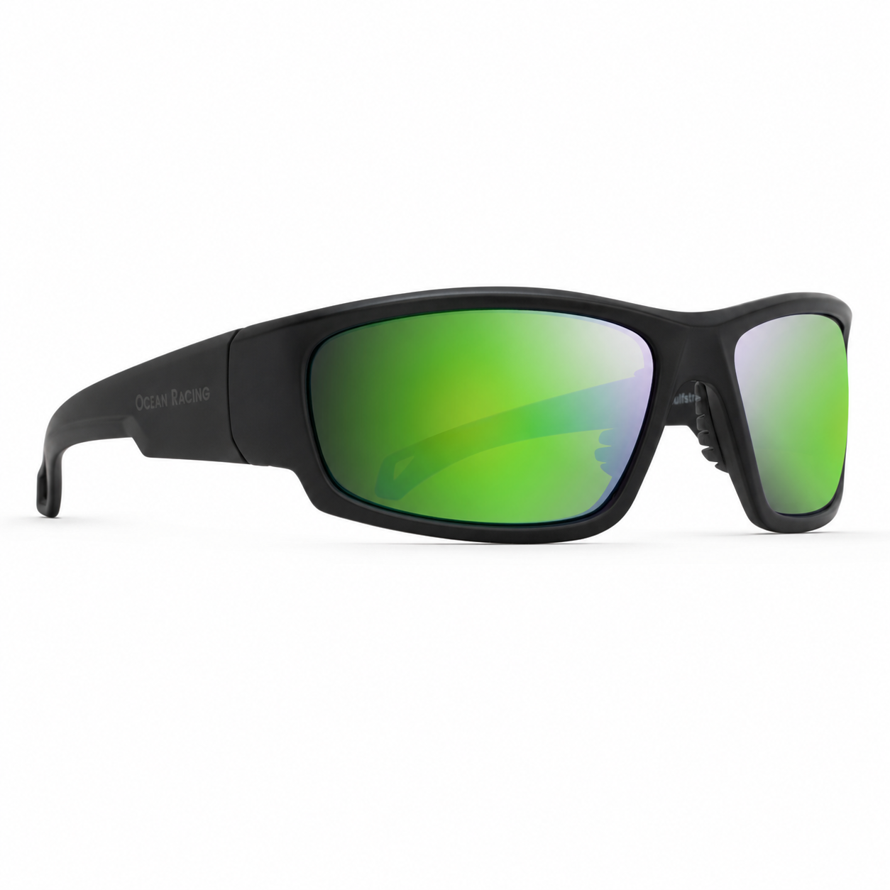 Matte Black / Green Mirror Polarized Lens 4