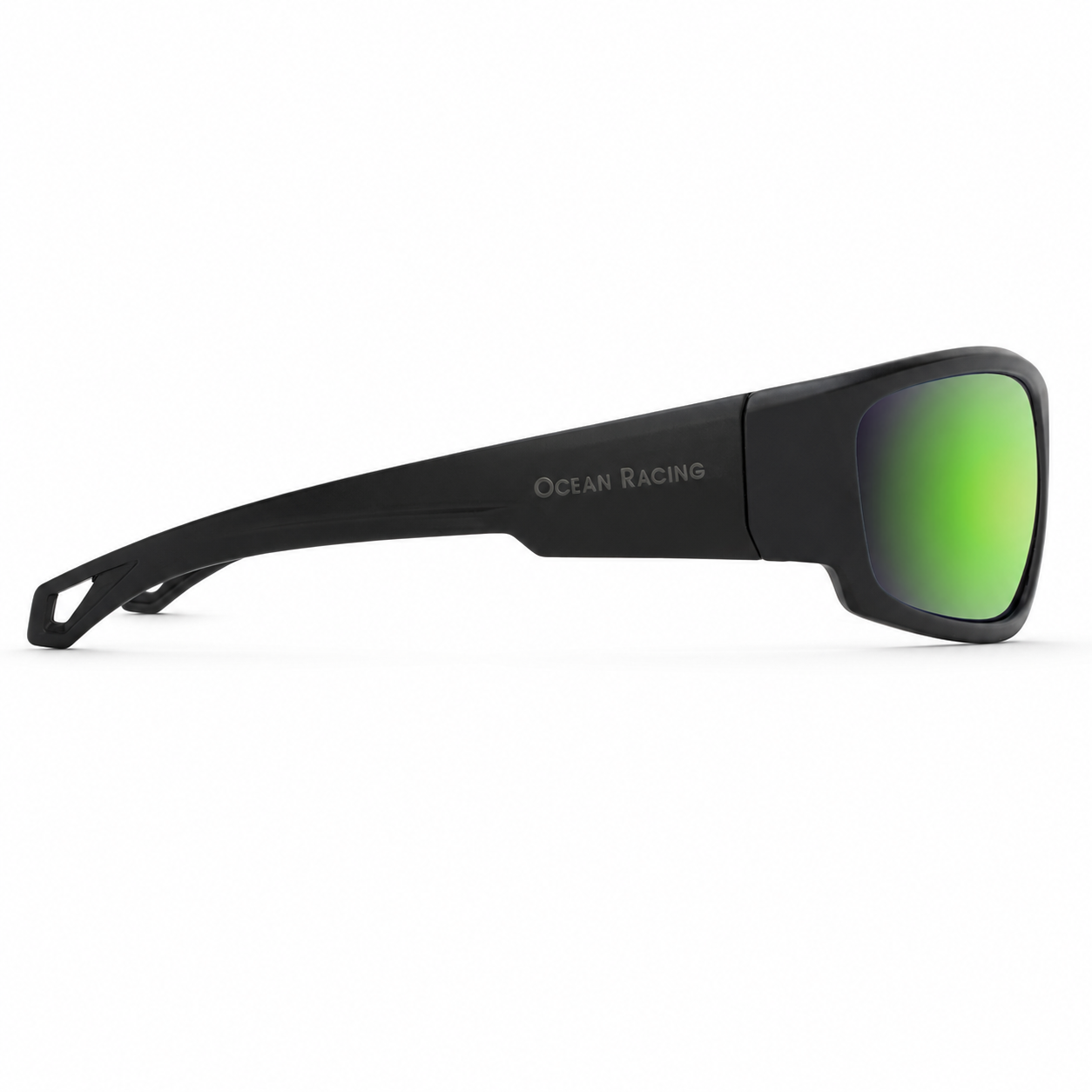 Matte Black / Green Mirror Polarized Lens 5