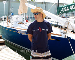 Navy Sprit Boat Shirt